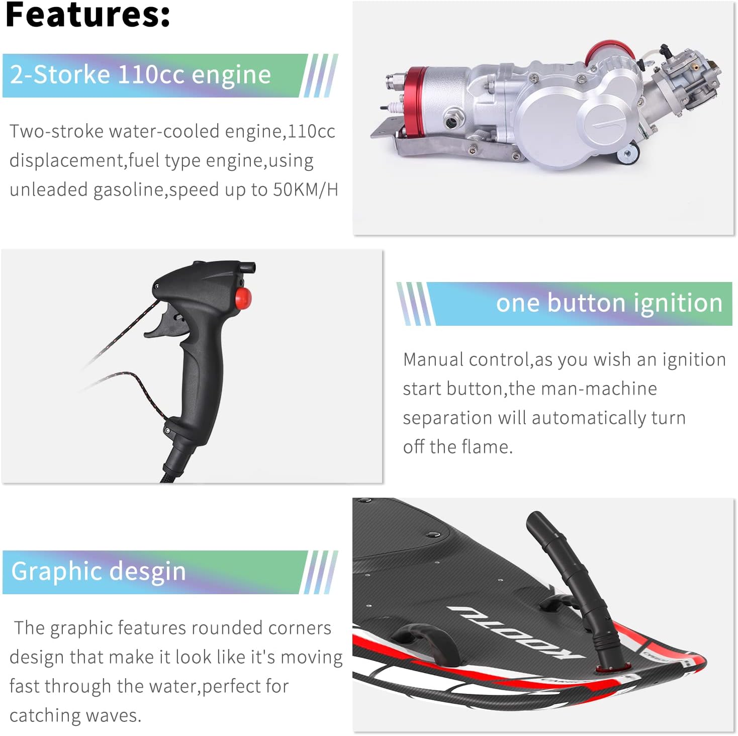 KOOTU P1 Motorized Surfboard