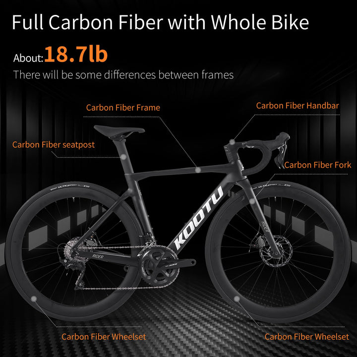 Rider 5.1 Disc Brake Carbon Road Bike