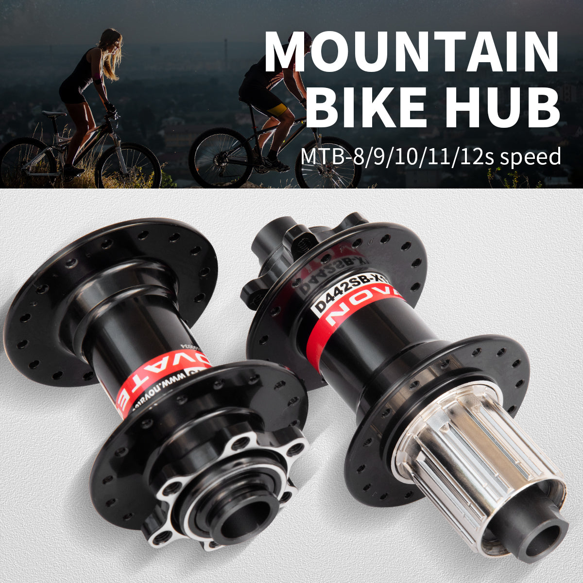 Novatec mtb clearance hubs