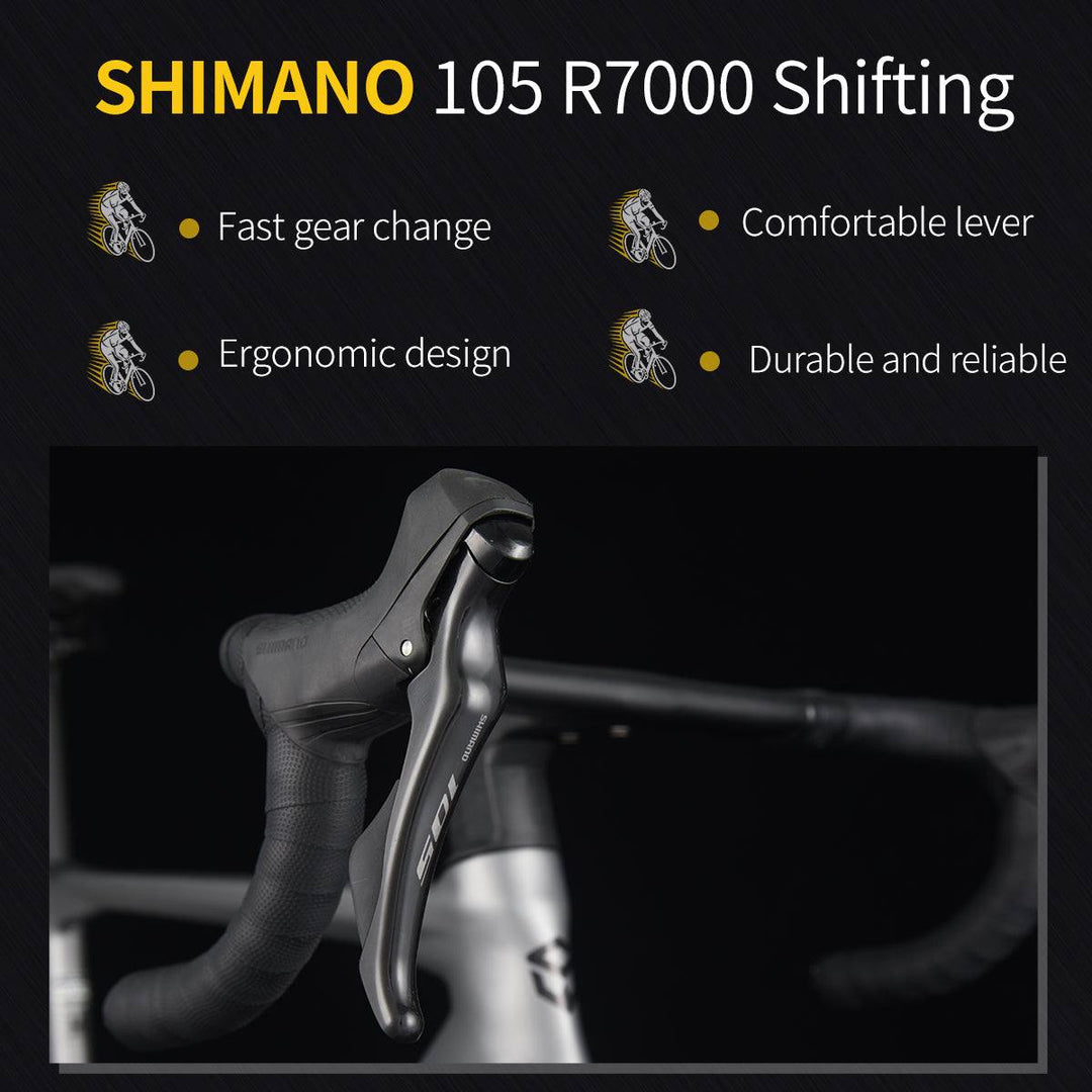 A7 bike with shimano 105 R7000 shifting