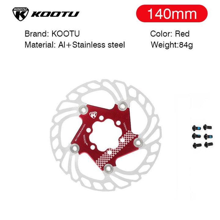 140mm/160mm/180mm/203mm Lightweight Floating Bicycle Brake Disc Stainless Steel Cooling Brake Rotors