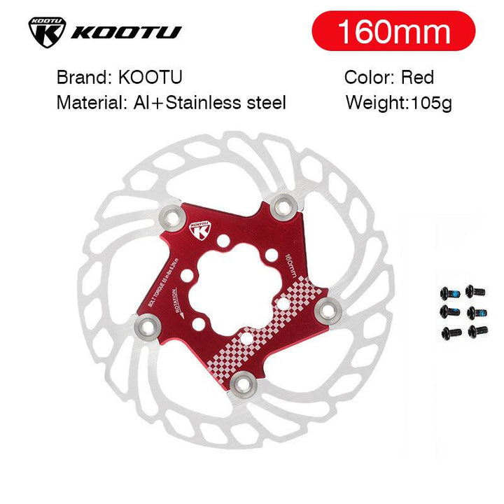 140mm/160mm/180mm/203mm Lightweight Floating Bicycle Brake Disc Stainless Steel Cooling Brake Rotors