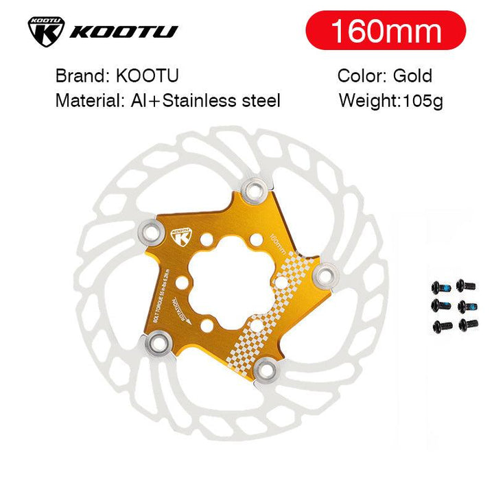 140mm/160mm/180mm/203mm Lightweight Floating Bicycle Brake Disc Stainless Steel Cooling Brake Rotors