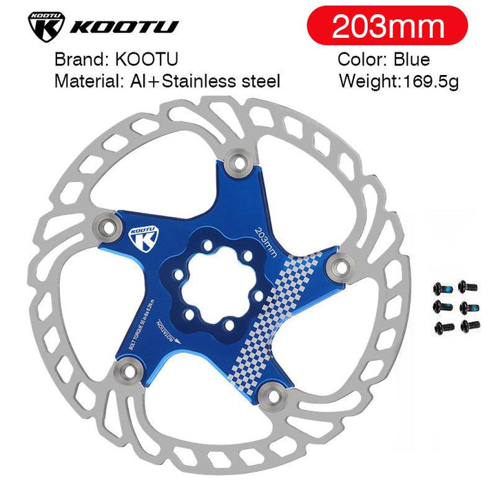 140mm/160mm/180mm/203mm Lightweight Floating Bicycle Brake Disc Stainless Steel Cooling Brake Rotors