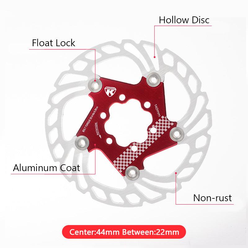 140mm/160mm/180mm/203mm Lightweight Floating Bicycle Brake Disc Stainless Steel Cooling Brake Rotors