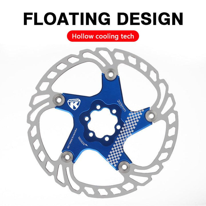 140mm/160mm/180mm/203mm Lightweight Floating Bicycle Brake Disc Stainless Steel Cooling Brake Rotors