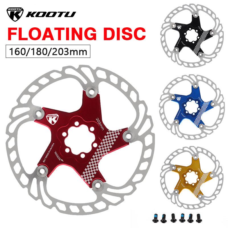 140mm/160mm/180mm/203mm Lightweight Floating Bicycle Brake Disc Stainless Steel Cooling Brake Rotors