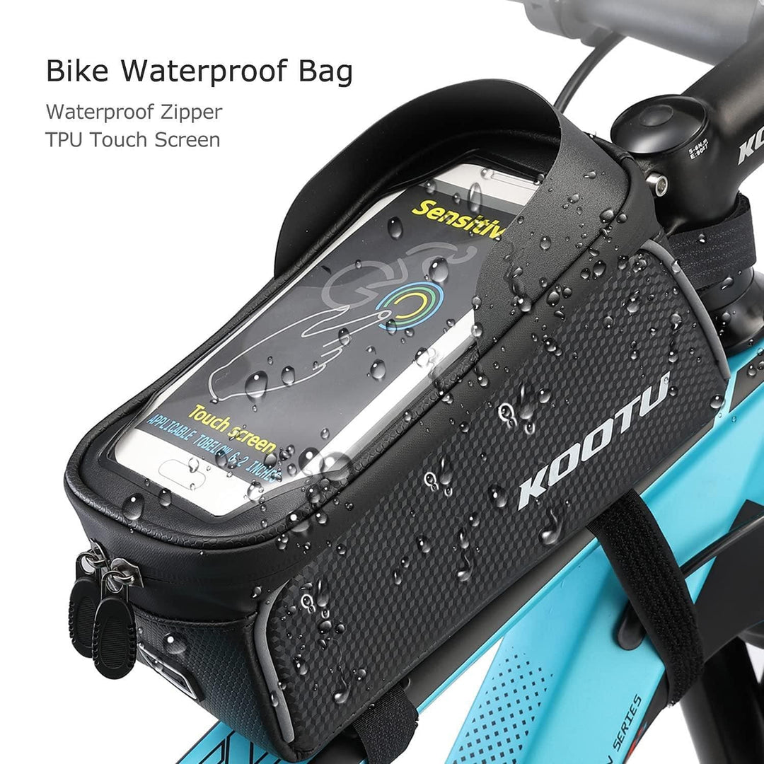 KOOTU Waterproof and Shockproof  Bike Handlebar cellphone Bag